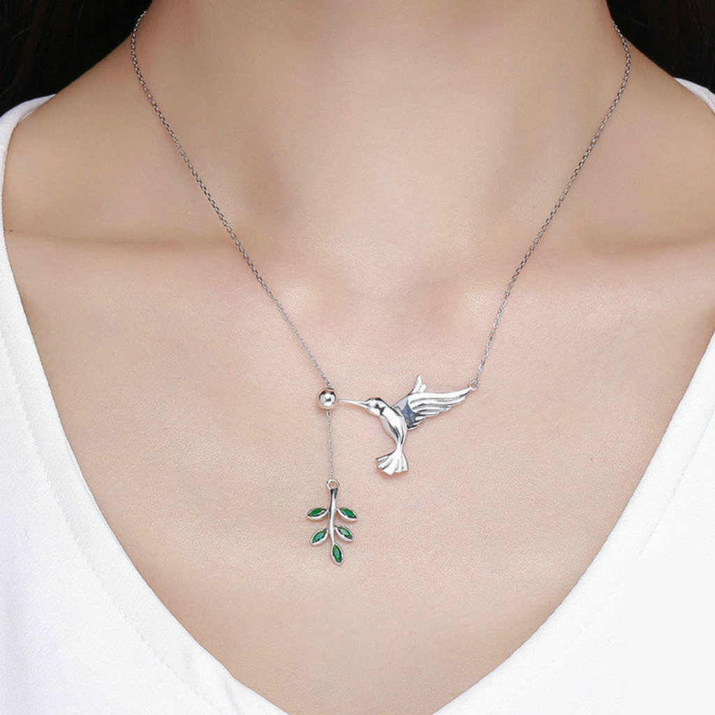 Collar Colibrí Plata 925